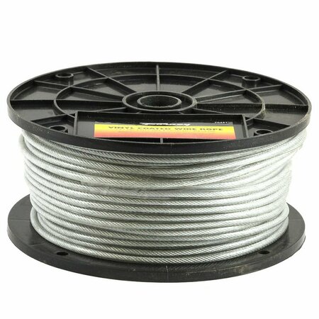 FORNEY Vinyl Coated Wire Rope 3/32 in - 3/16 in x 250ft 70451